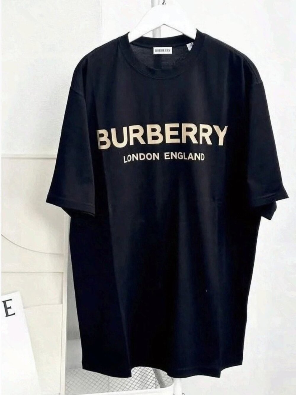 Burberry London England Black Logo T-Shirt Tee